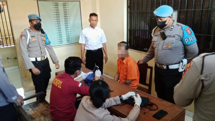 Dokkes Polres Kulonprogo Rutin Periksa Kesehatan Tahanan