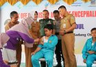 Anak di Gunungkidul Peroleh Imunisasi Cegah Radang Otak