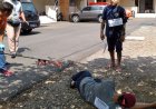 Polres Purworejo Gelar Rekonstruksi Pembunuhan di Jogoboyo, Korban Lari kemudian Ambruk
