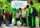 Dompet Dhuafa Borong Sayur Dibagikan ke Anak Sekolah di Gunungkidul