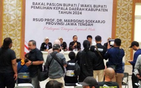 Dua Paslon Bupati dan Wakil Bupati Kebumen Tes Kesehatan