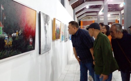 Jaga Kamtibmas Menjelang Pilkada, Polres Bantul Gelar Pameran Seni
