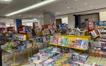 Ada Diskon 90 Persen, Bazar Buku Internasional di Lippo Plaza Yogyakarta