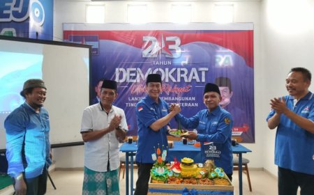 Memperingati HUT Partai Demokrat, Paslon Yophi - Lukman Konsolidasi