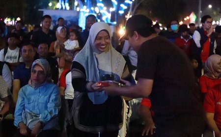 Ribuan Warga Padati Alun-alun, Nobar Indonesia Melawan Australia