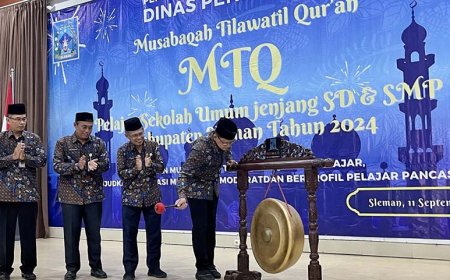 Buka MTQ Pelajar SD dan SMP, Danang Harap Generasi Muda Semakin Cinta Al-Qur'an