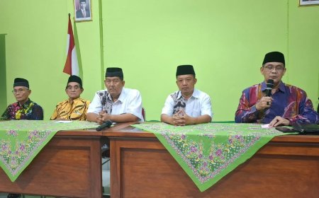 Cari Dukungan, Paslon Agung - Ambar Sowan ke PCNU Kulonprogo