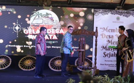 Event Langka, Purworejo Tuan Rumah Gelar Desa Wisata Jateng 2024