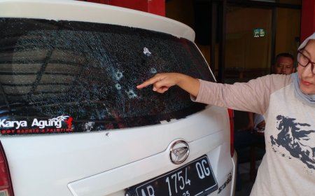 Teror Penembakan di Bantul, Peluru Mengenai Kaca Jendela Rumah dan Mobil