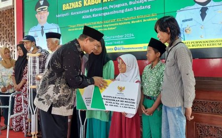 Baznas Kebumen Menyalurkan Rp 1,6 Miliar kepada 3.035 Mustahik