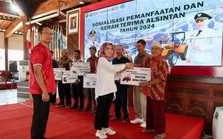 Sejumlah 62 Kelompok Tani di Kebumen Peroleh Hibah Mesin Pertanian