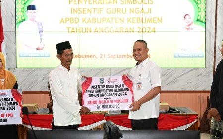 Pemkab Kebumen Menyalurkan Insentif Guru Ngaji, Rp 600 Ribu Per Tahun