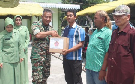 Memperingati HUT TNI, Kodim 0723/Klaten Gelar Bakti Sosial