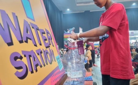 Peserta Family Gathering HUT KAI Daop 6 Yogyakarta Wajib Bawa Tumbler untuk Kurangi Sampah Plastik