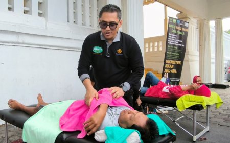 Founder Bonte Center Perkenalkan Teknik Rehabilitasi Otot dan Sendi, Tak Asal Pijat Kretek