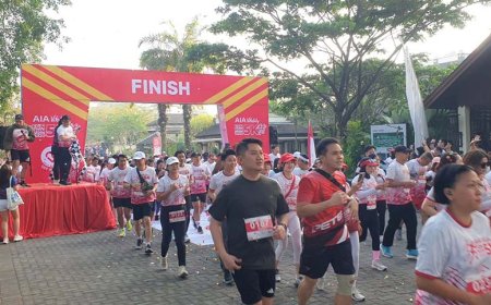 Kampanyekan Gaya Hidup Sehat, AIA Menggelar Vitality Fun Run di Malang