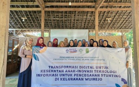 Stunting di Wijirejo Peroleh Perhatian UNU Yogyakarta