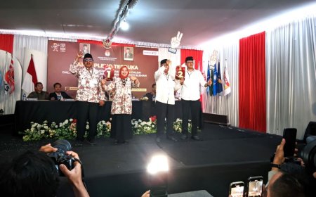 Hasil Pengundian KPU Sleman, Kustini - Sukamto Nomor 1, Harda - Danang Nomor 2