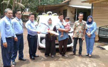 BKK Kebumen Serahkan Hadiah Utama Gebyar Undian Tamades