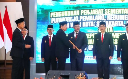 Boedyo Dharmawan Dikukuhkan sebagai Pjs Bupati Kebumen