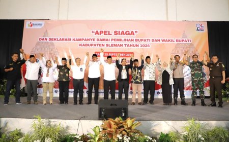 Bawaslu Sleman Deklarasi Kampanye Damai, Hindari Menjelekkan Pihak Lain