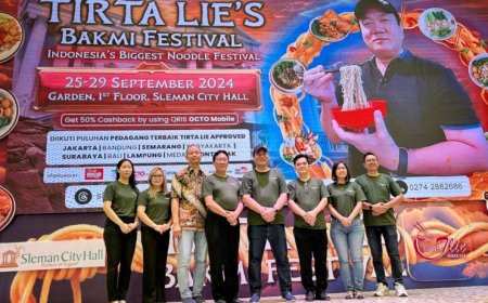 Festival Bakmi Terbesar di Indonesia Kembali Digelar di Sleman City Hall