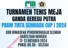 Sejumlah Tim Siap Adu Smash di Laga Tenis Meja PDAM Tirta Sembada Cup I 2024