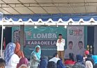 Relawan Halim-Aris Gelar Lomba Karaoke Dimeriahkan Bazar UMKM