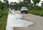 Jalan Delanggu-Cokro Rutin Tergenang Air