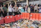 Pjs Bupati Sleman Saksikan Pemusnahan 4.127 Botol Miras Bukti Operasi Polresta Sleman