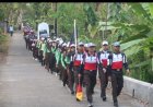 Jalan Kaki 14 Kilometer, Paskibra SMAN 6 Purworejo Napak Tilas Perjuangan Pahlawan