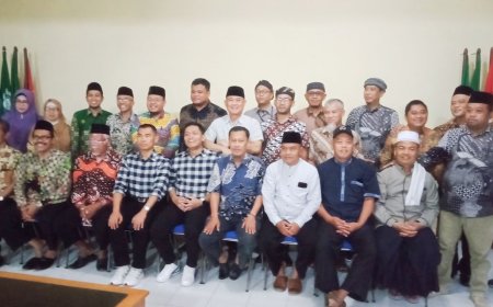 Paslon Sunaryanta - Ardi Silaturahmi ke Pimpinan Daerah Muhammadiyah Gunungkidul