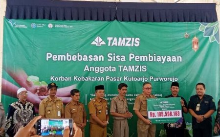 Pedagang  Pasar Kutoarjo  Korban Kebakaran Lega, Sisa Hutangnya dibebaskan