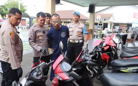 Pencuri Motor di Kantor BPBD Purworejo Diringkus
