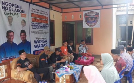 Warga Wadas Deklarasi Dukung Cagub Ahmad Luthfi