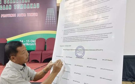 Petani se-Jatim Tolak Pengaturan Tembakau di PP Kesehatan dan Aturan Kemasan Rokok Polos Tanpa Merek