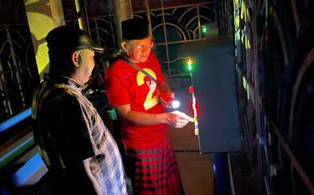 Danang Maharsa Menyaksikan Pintu Air Saluran Van Der Wijck di Magelang Dibuka Lagi