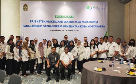 BPJS Ketenagakerjaan Menggelar Sosialisasi Perlindungan Jaminan Sosial Ketenagakerjaan untuk Sektor Jasa Konstruksi