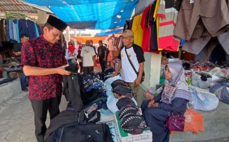 Untoro Hariadi Blusukan ke Pasar Mendengarkan Keinginan Pedagang