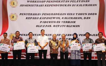 Penghargaan GISA di Sleman, Berikut Daftar Penerimanya