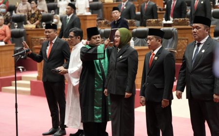 Gustan Ganda Resmi Jadi Ketua DPRD Sleman 2024 - 2029