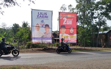 KPU Fasilitasi Pemasangan Alat Peraga Kampanye Paslon Pilkada