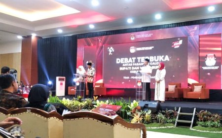 KPU Kebumen Gelar Debat Paslon, Pendukung Saling Merespons