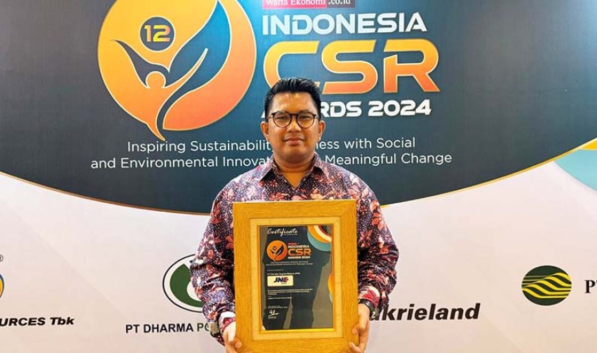 Meraih Penghargaan di Indonesia CSR Awards, JNE Kedepankan Inovasi Dalam Prinsip ESG
