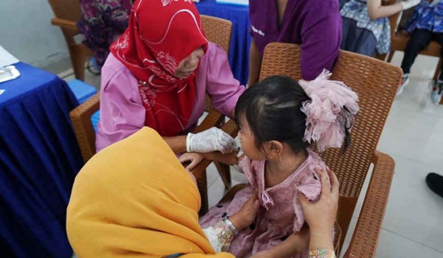 Menyasar 1.599 Anak, Puskesmas Depok 1 gandeng GIS 3 Jogja untuk Vaksinasi JE 