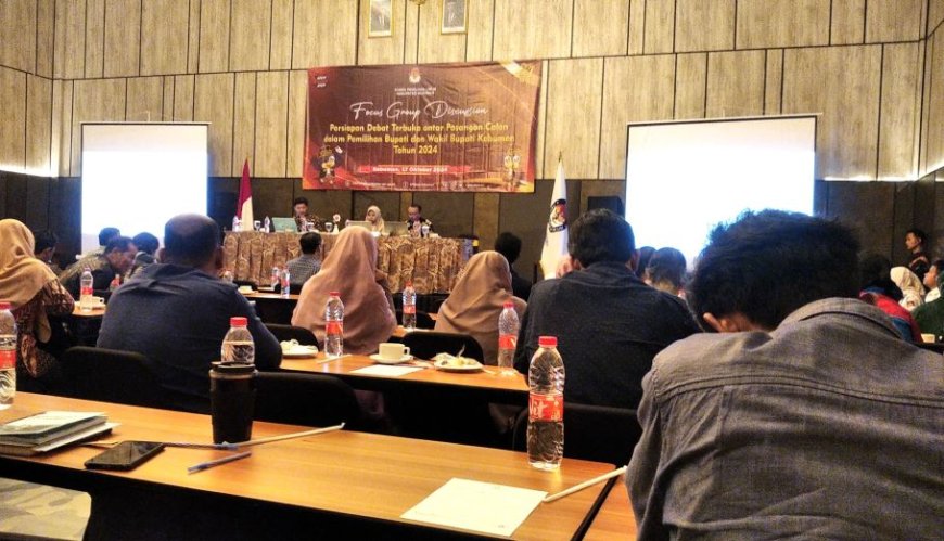 KPU Kebumen Menyiapkan Materi Debat Pilkada