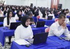 Ribuan Peserta Tes CPNS Gunungkidul Beradu Nasib