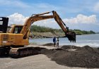Ada Gundukan Pasir Cukup Tinggi di Sowangan Kali Wawar Purworejo
