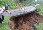 Jalan di Desa Totogan Kebumen Terancam Putus