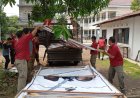 Bawaslu Purworejo Menertibkan Ratusan Alat Peraga Kampanye